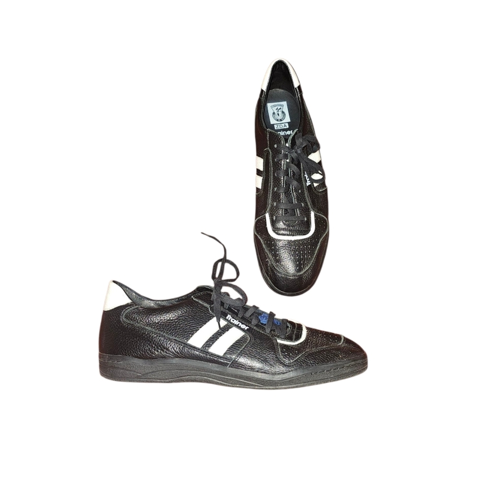 ZDA Black Trainer Sneakers Shoes Size 11.5